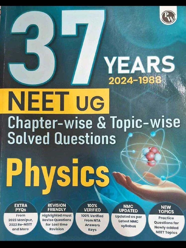 NEET UG Physics, Chemistry And Biology- 37 Years