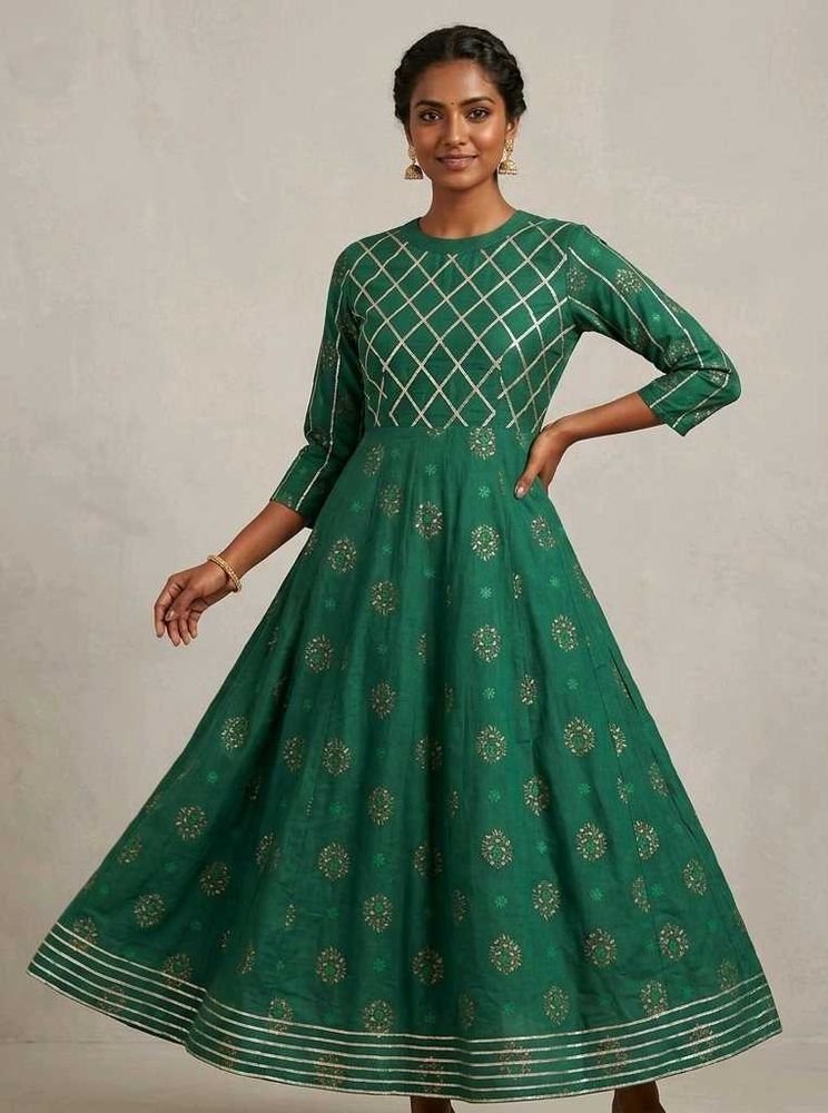 Beautiful Green Ethnic Gown