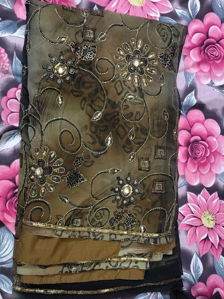 Embellished Georgette Saree