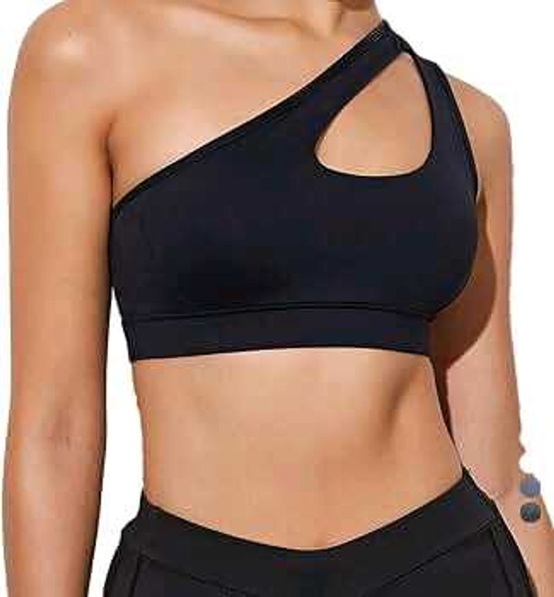 Stylish One-Shoulder Sports Bra