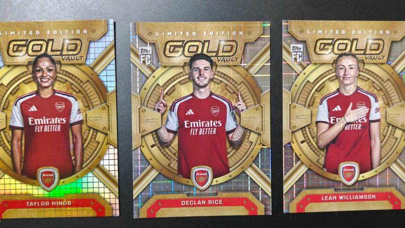 Limited Edition Gold Vault Trading Cards