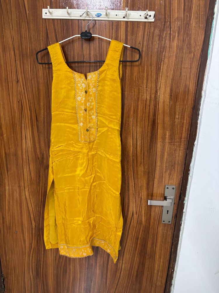Beautiful Yellow Kurta