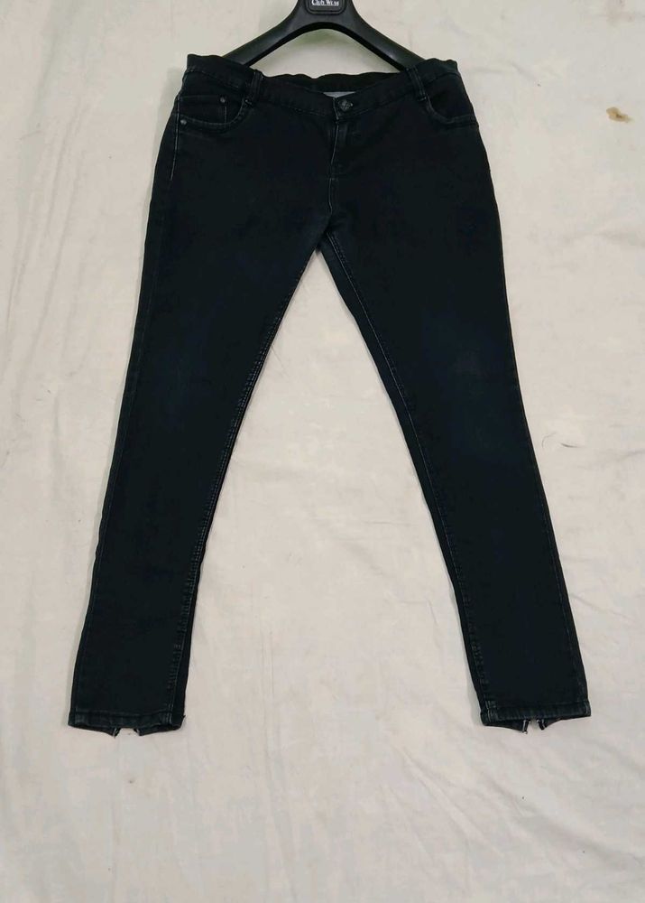 Classic Black Denim Jeans