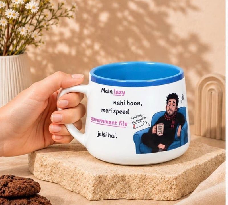 Funny Hindi Quote Coffee Mug