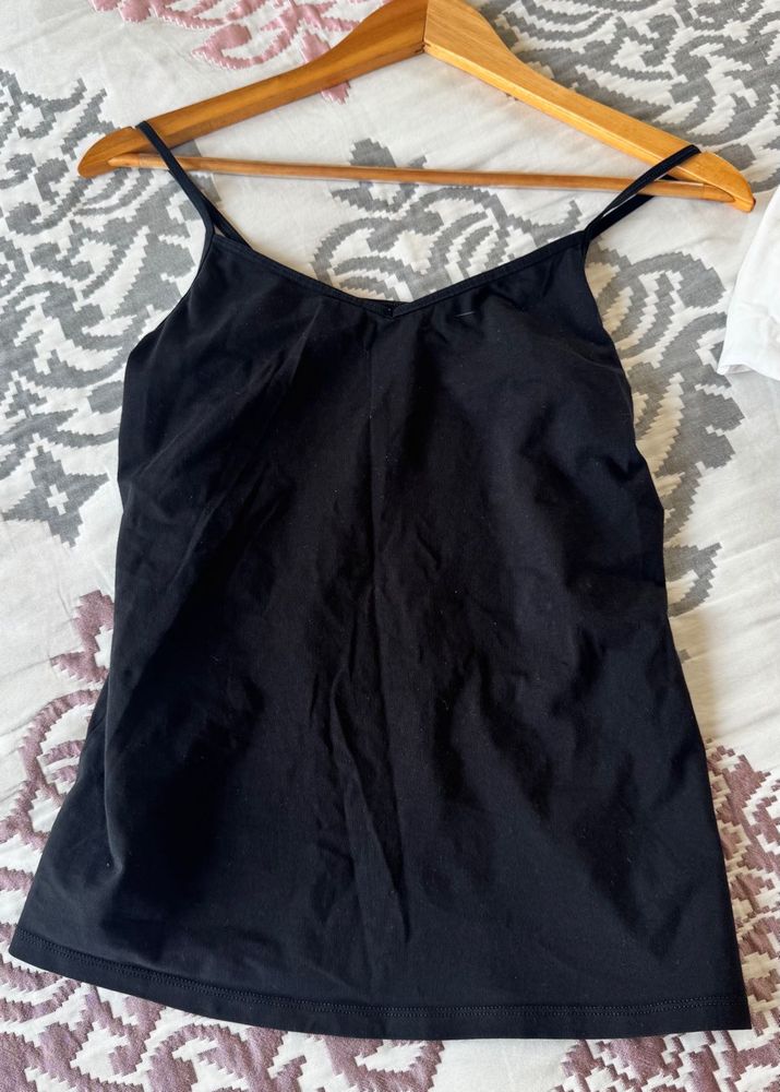 Basic Black Camisole Tank Top