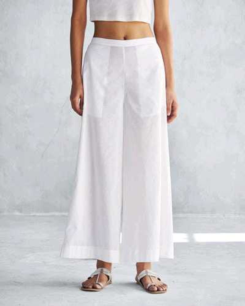 Nicobar Wide Leg Palazzo Pants