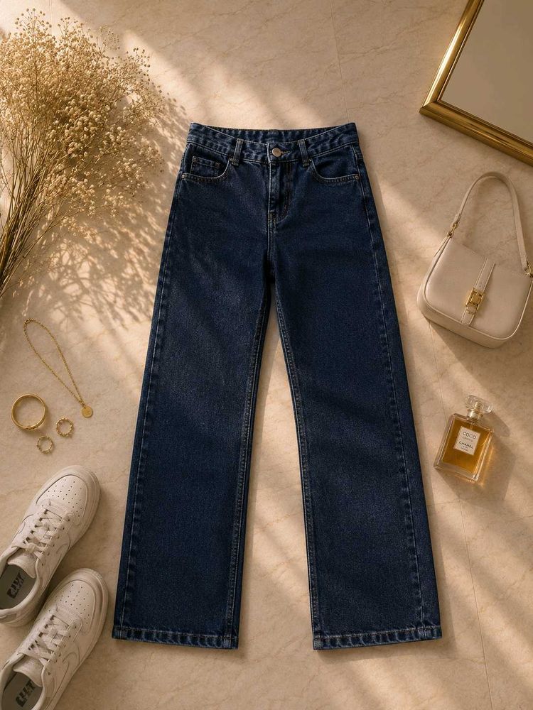 Dark Wash Wide Leg Jeans