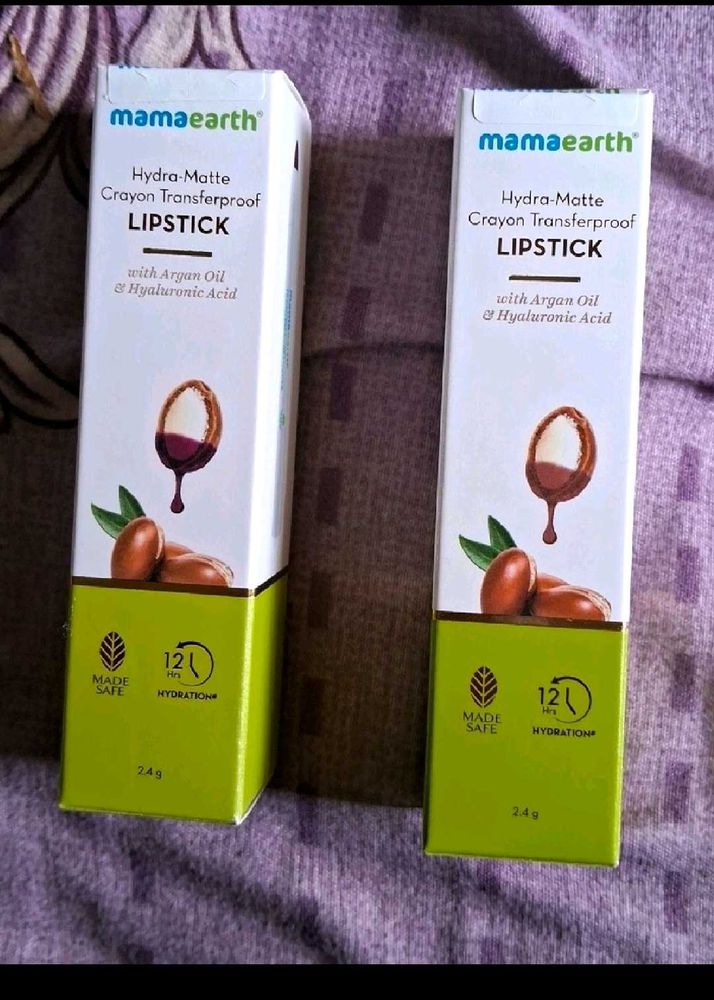 Pack Of 2 Mamaearth Lipstick