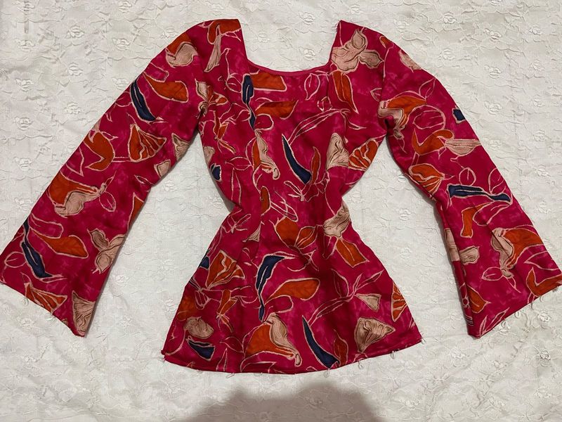 Pintrest y2k corset back short kurti