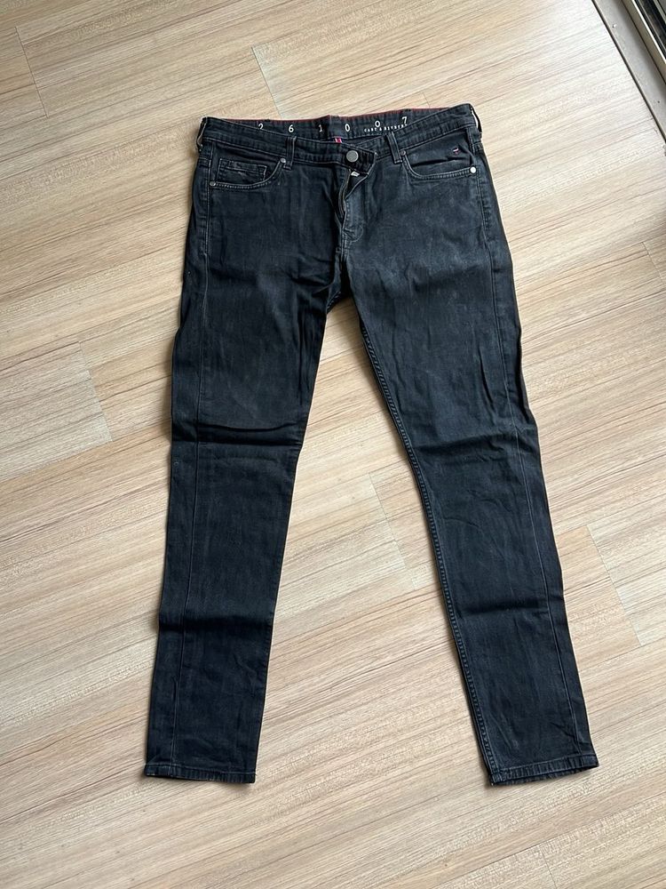 Louis Philippe Men's Dark Wash Jeans