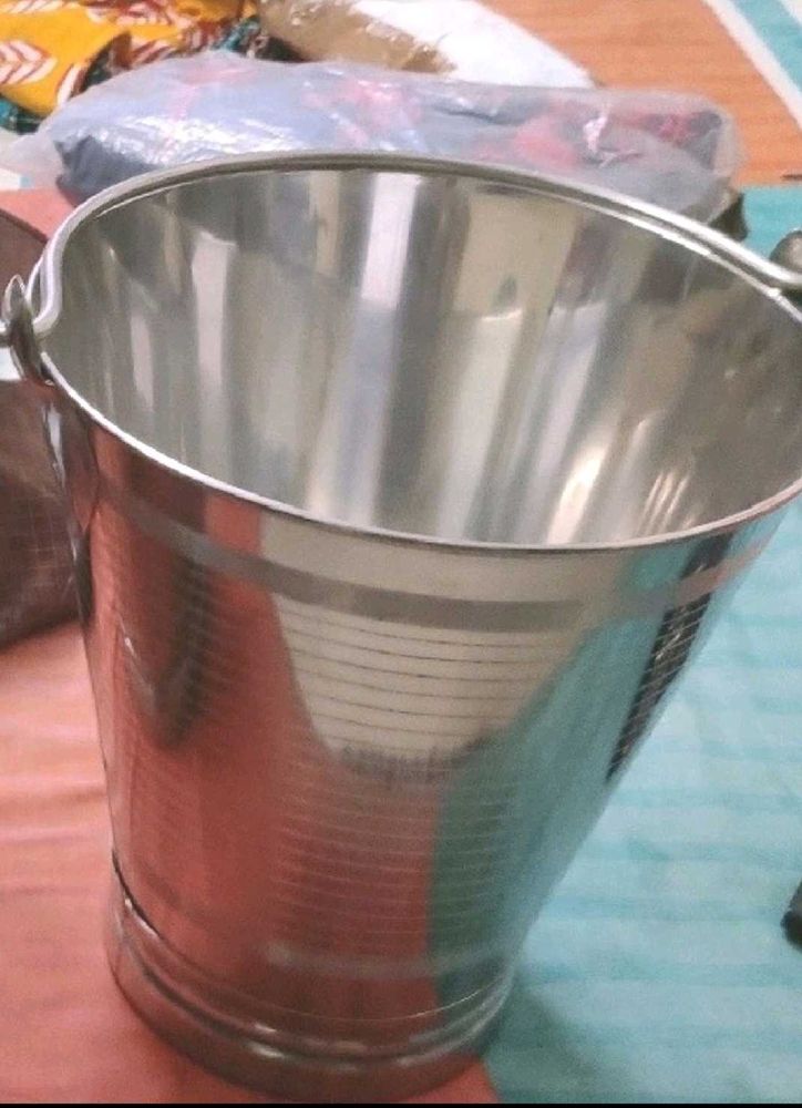 New Unused Steel Bucket 15 Litres