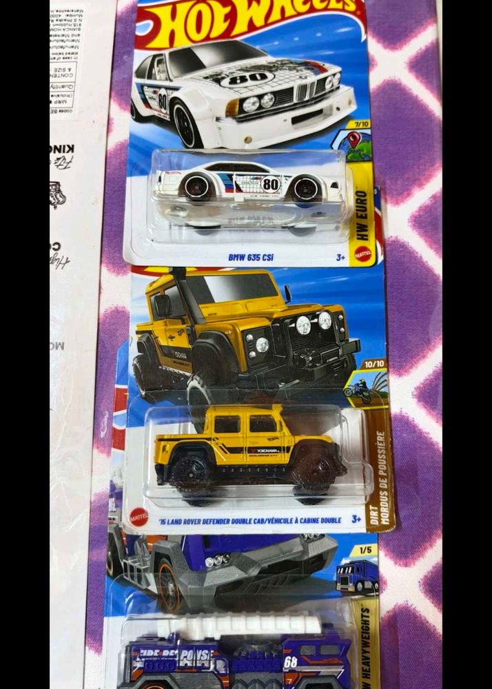 Hot Wheels Set of 3Car Lot