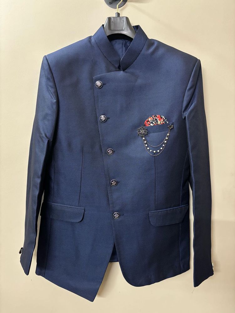 Jodhpuri Men’s Suit - Navy