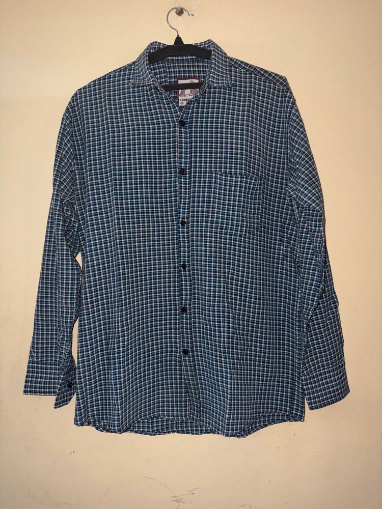 Classic Plaid Button-Up Shirt