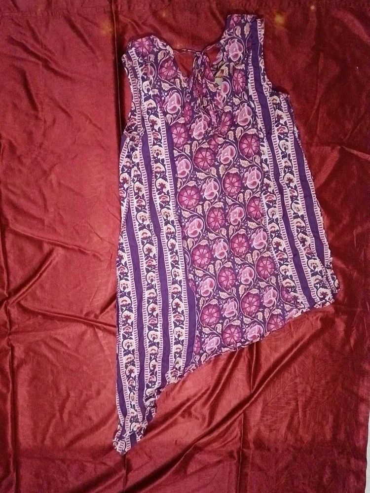 Vibrant Floral Print Kurta