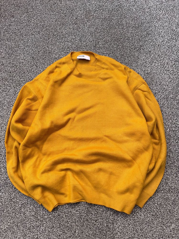 Mustard Yellow Knit Sweater