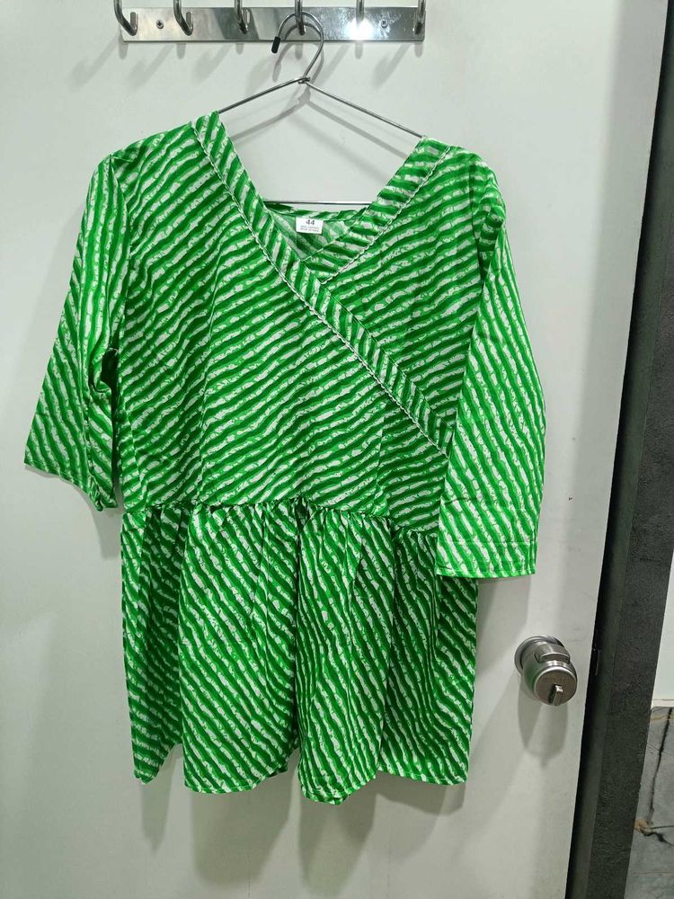 *New*Green Striped Kurta