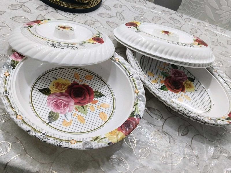 3 Big Biryani and Mandi Dish Elegant Floral Servin