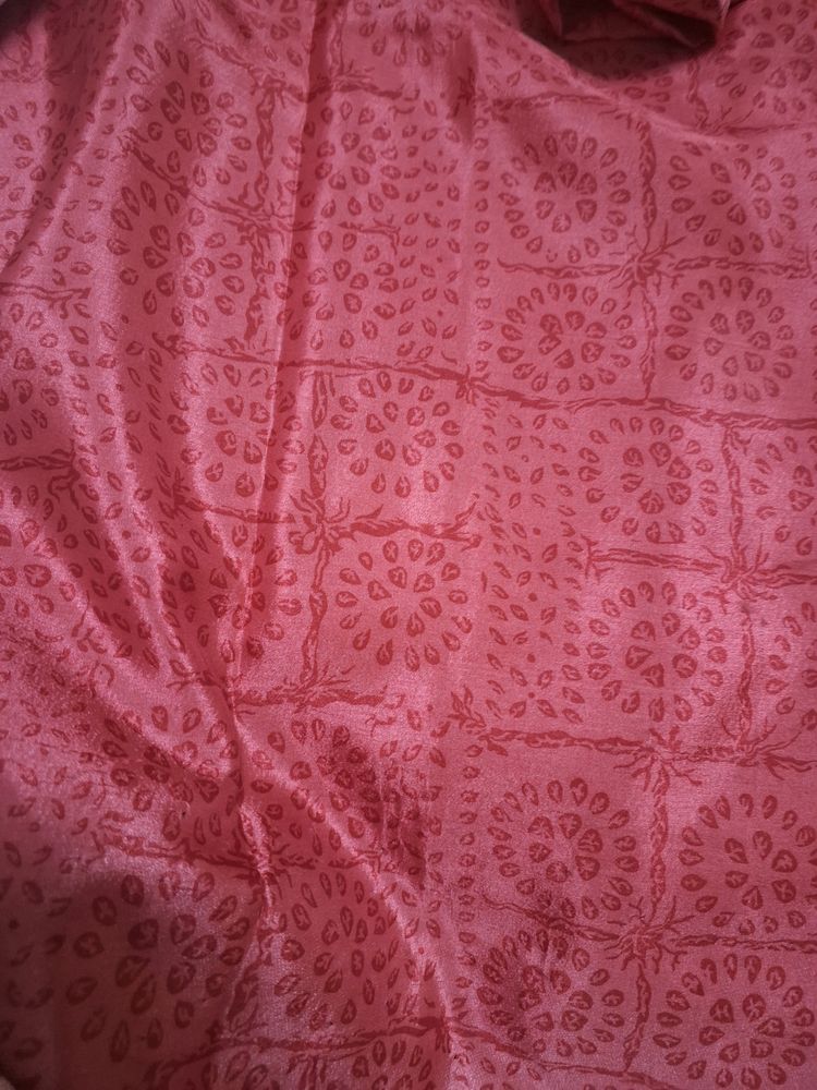It Is A Double Shaded Printed Saree