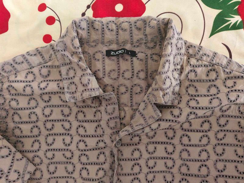 Zudio Patterned Casual Shirt