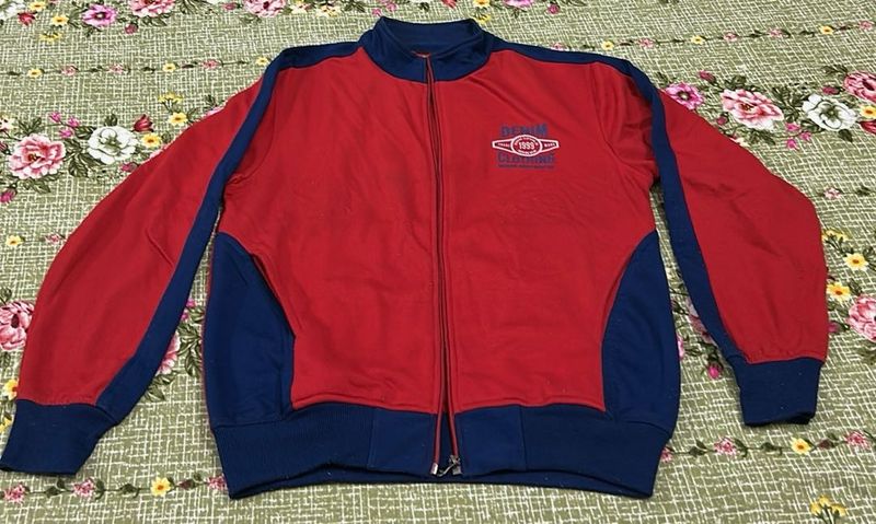 Men's Red &amp; Blue Track Jacket