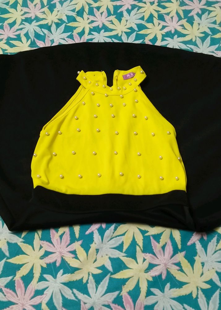 KDO Yellow /Black Dress