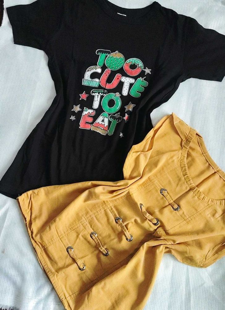 2- Set Cute Graphic Tees-Bundle 🤩