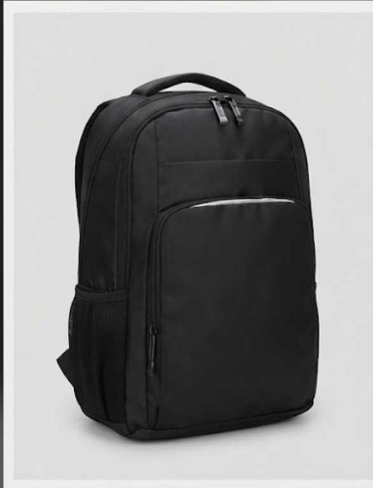 Classic Black Office Bag / School Backpack