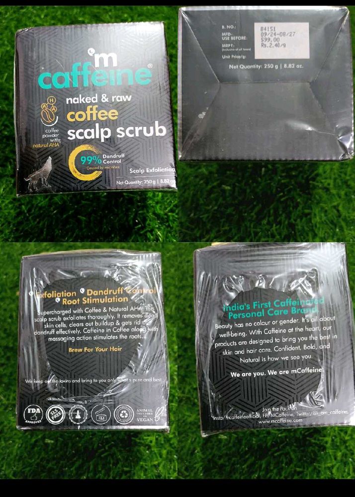 mCaffeine Coffee Scalp Scrub