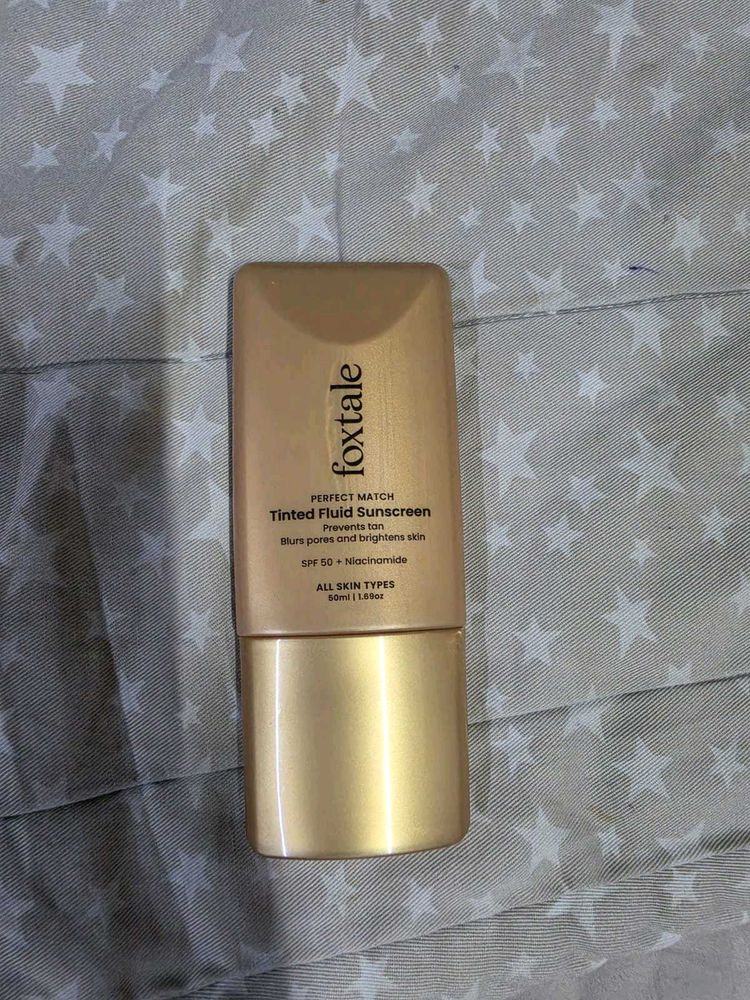 Foxtale Tinted Fluid Sunscreen SPF 50