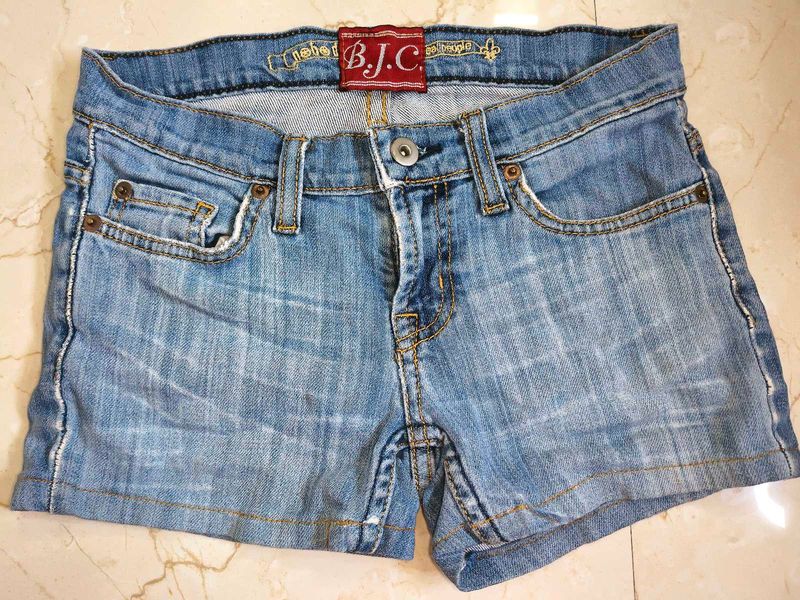 Denim shorts