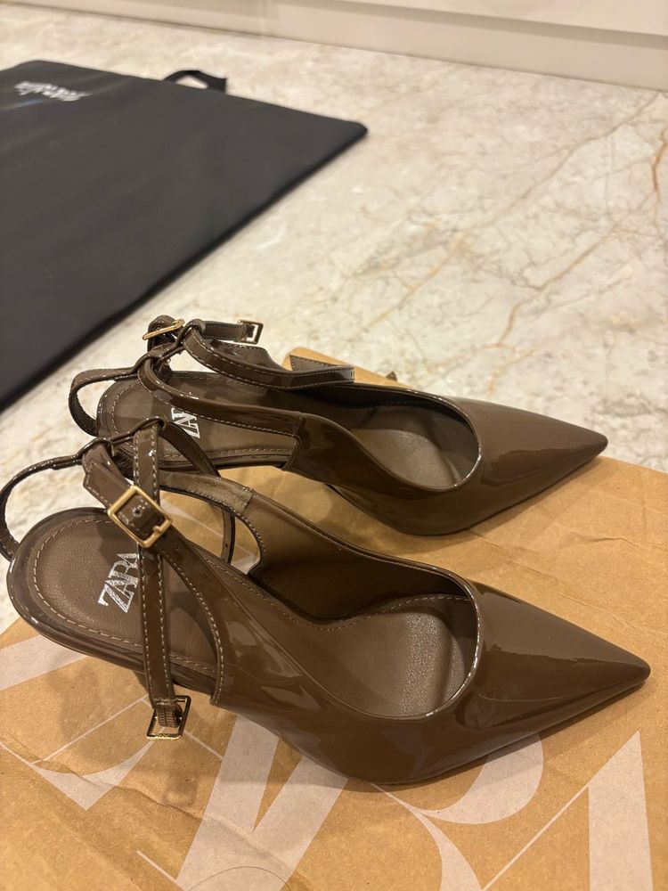 New Zara Slingback Heels