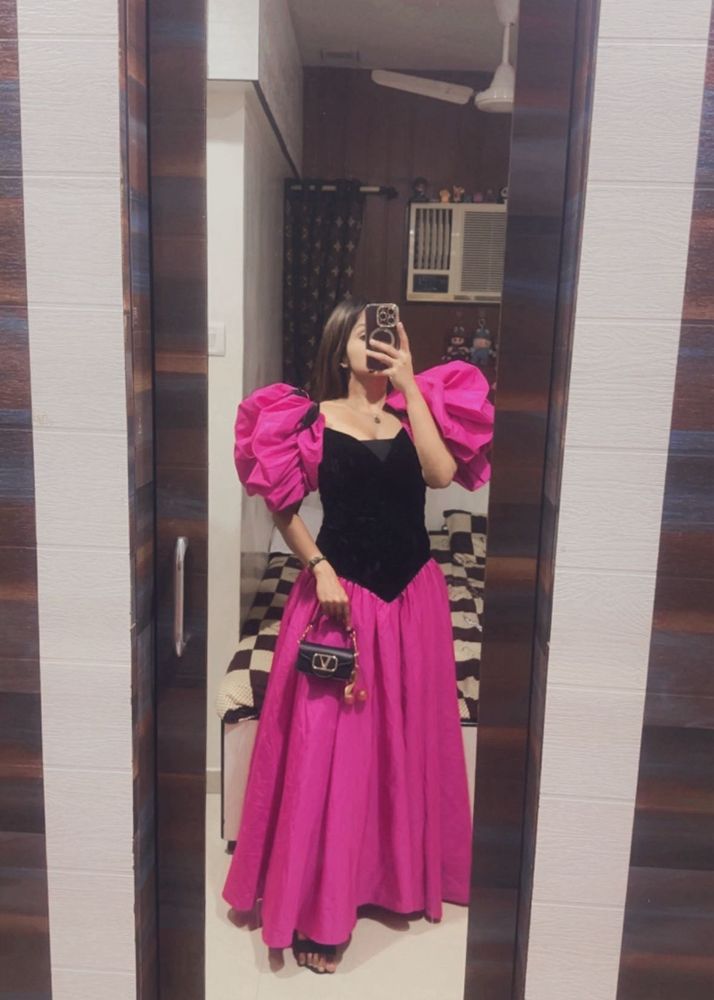 pink prom dress