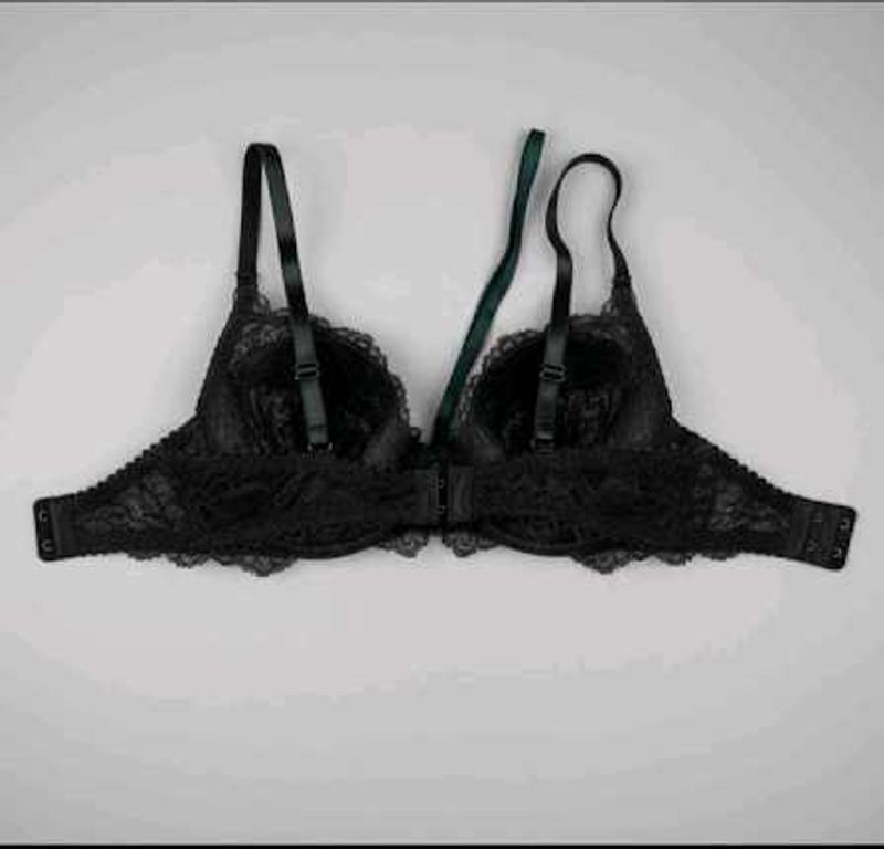 Black Lace Bra