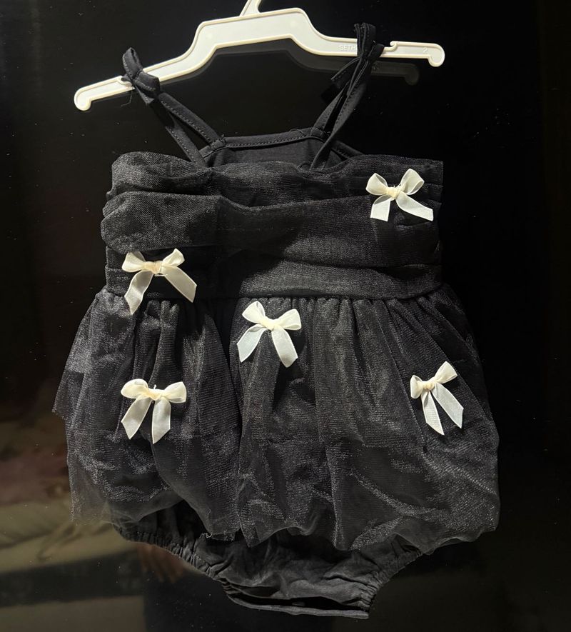 black bow dress