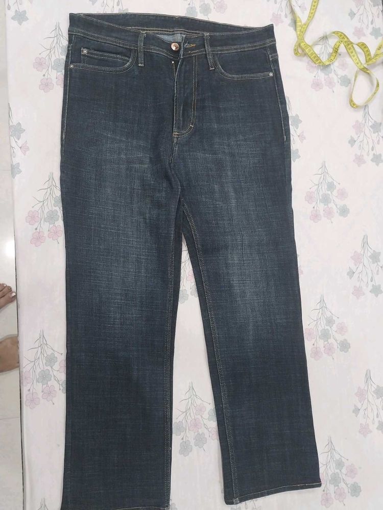 Classic Dark blue Wash Denim Jeans