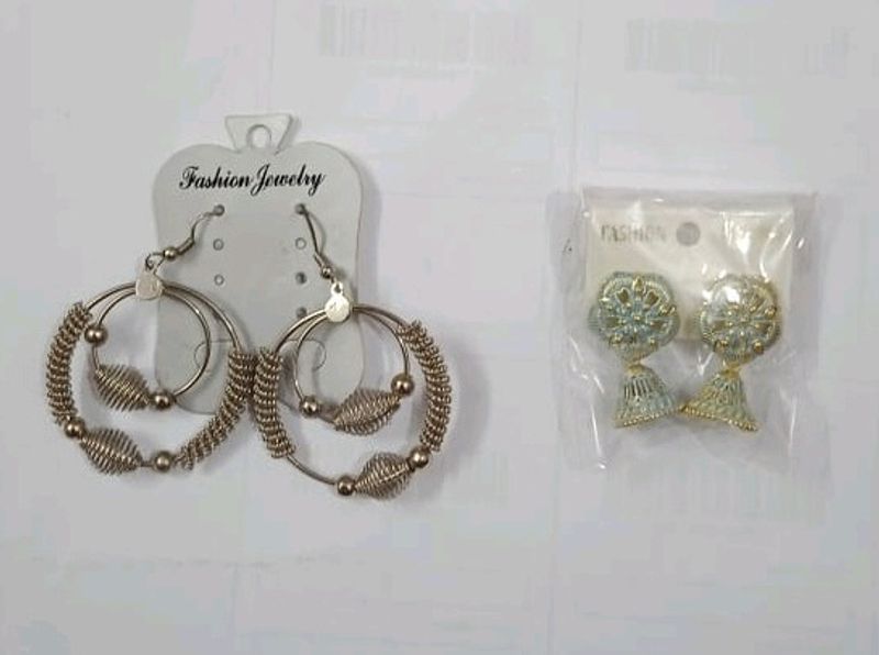 Jewellery For Women Earrings Jhumkaa Pack Of 2