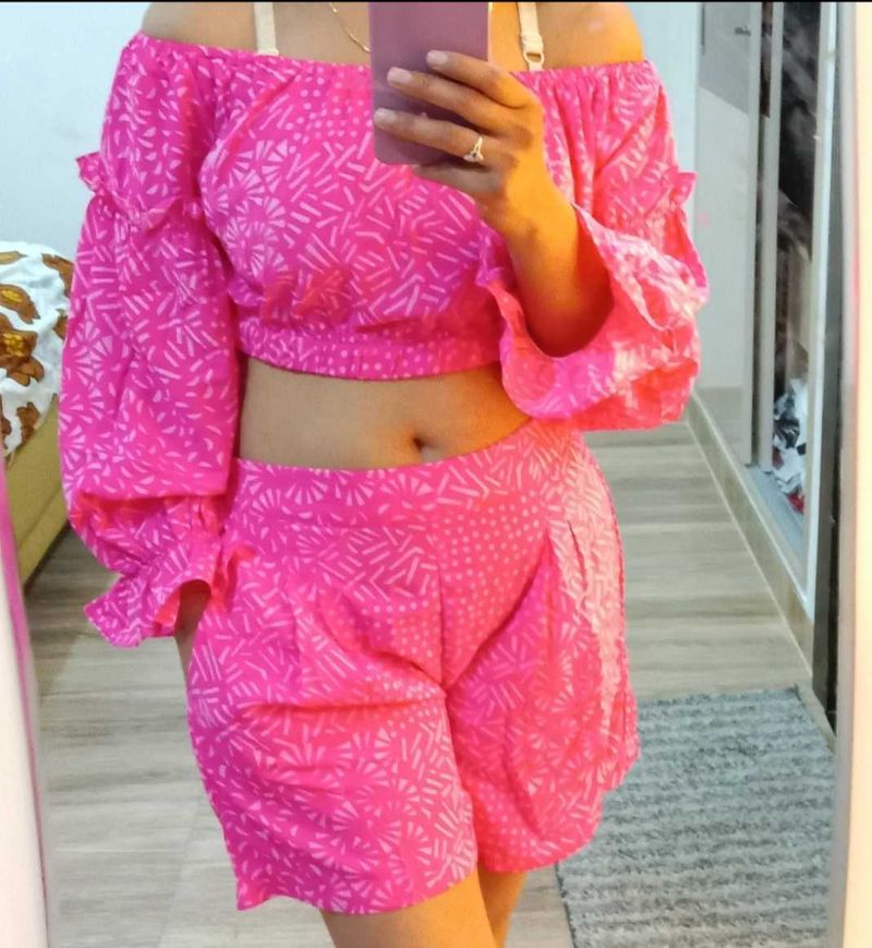 Top Skirt Set Co ord