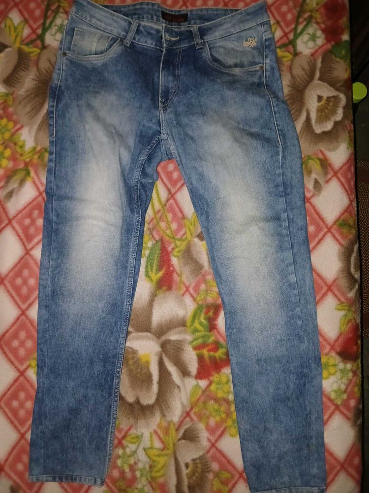 ORIGINAL Flying Machine Men's Blue Wash Jeans