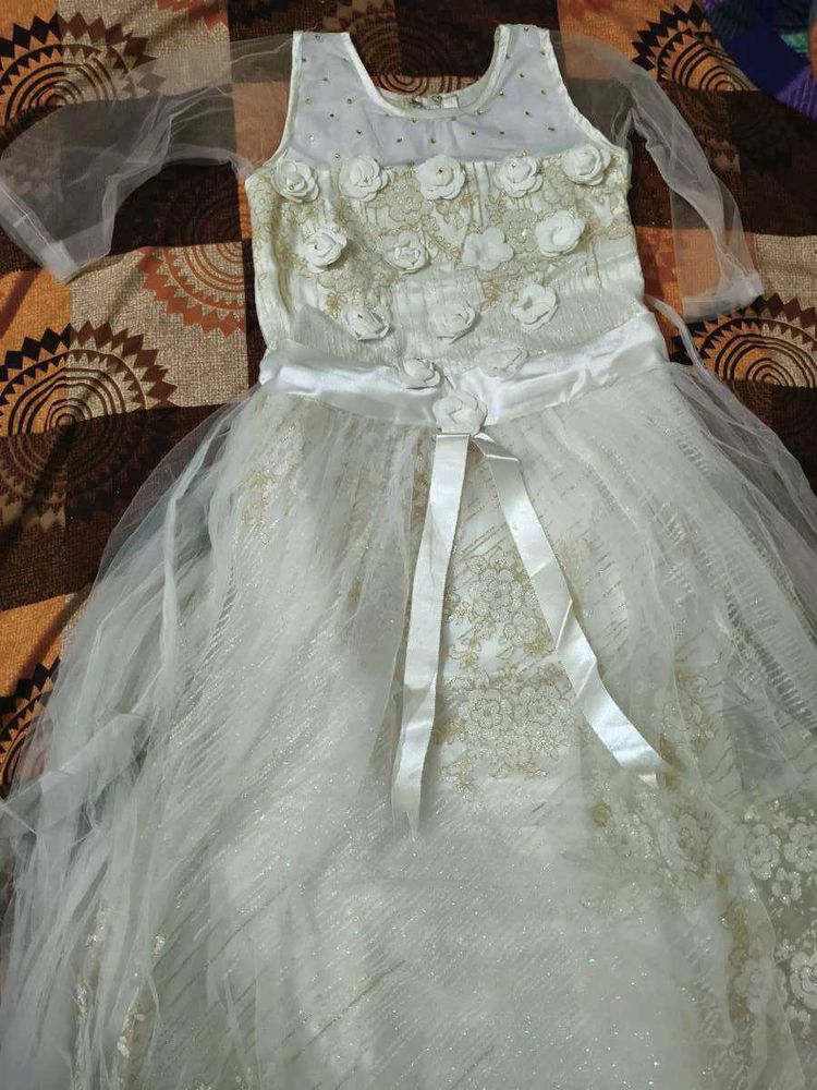 Beautiful White Ethnic gown