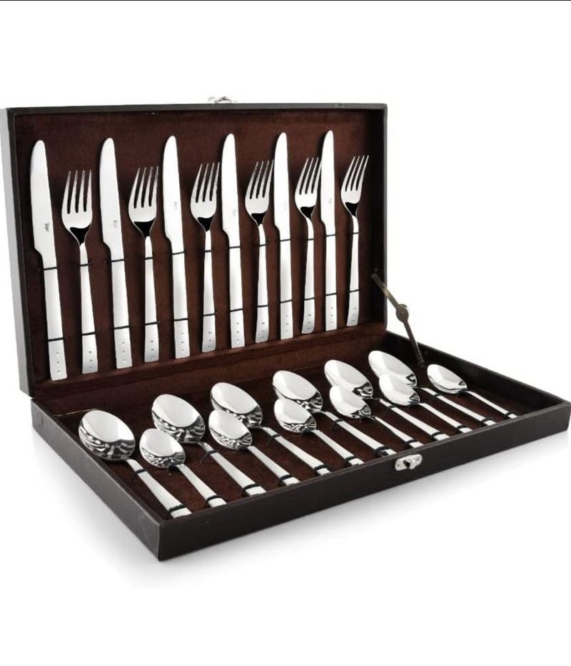 🆕SHAPES Premium Silver Stainless Steel Cutlery