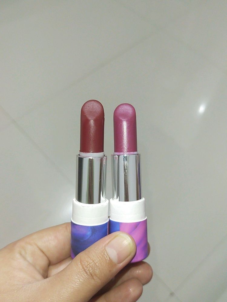 2 Pose HD Lipstick Combo Shade Name Merlot + Ripe Grape