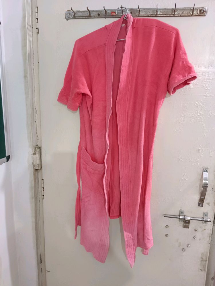 Bath Robe Towel Cotton With Belt