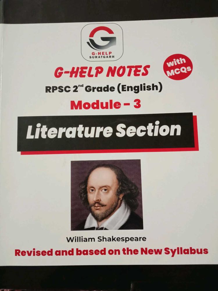 G-HELP NOTES RPSC 2nd Grade English Module 3