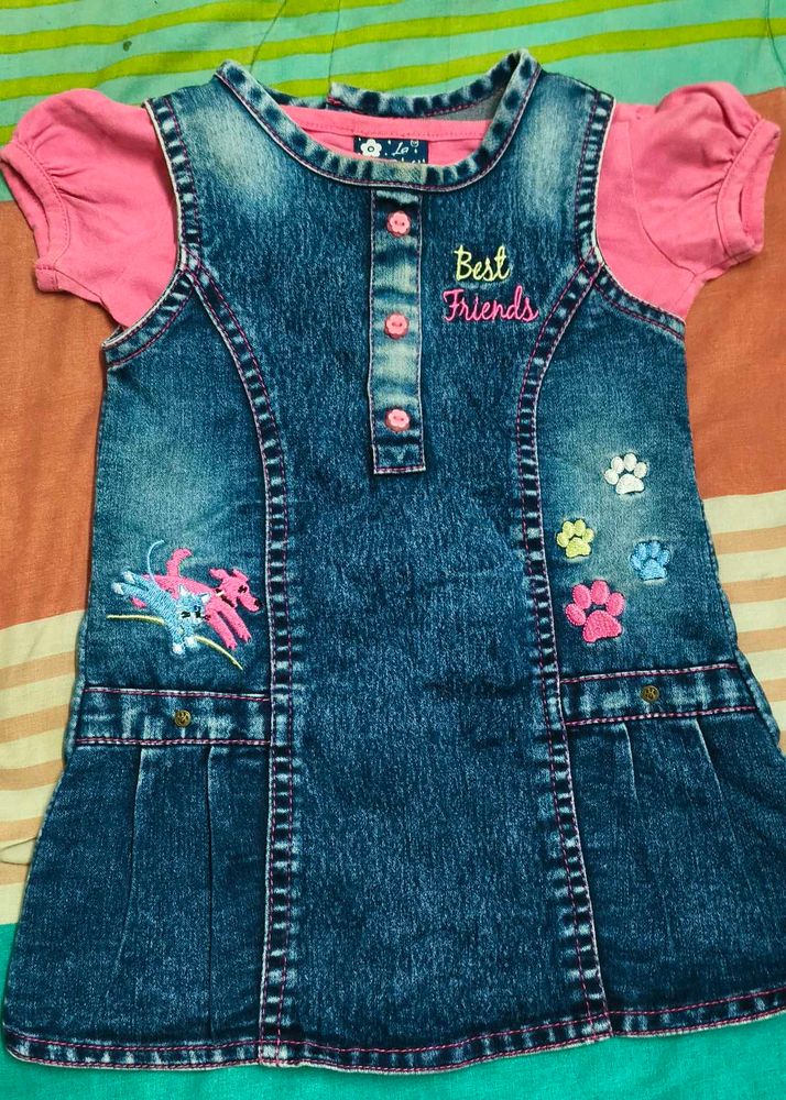 Girl Baby Denim Frock