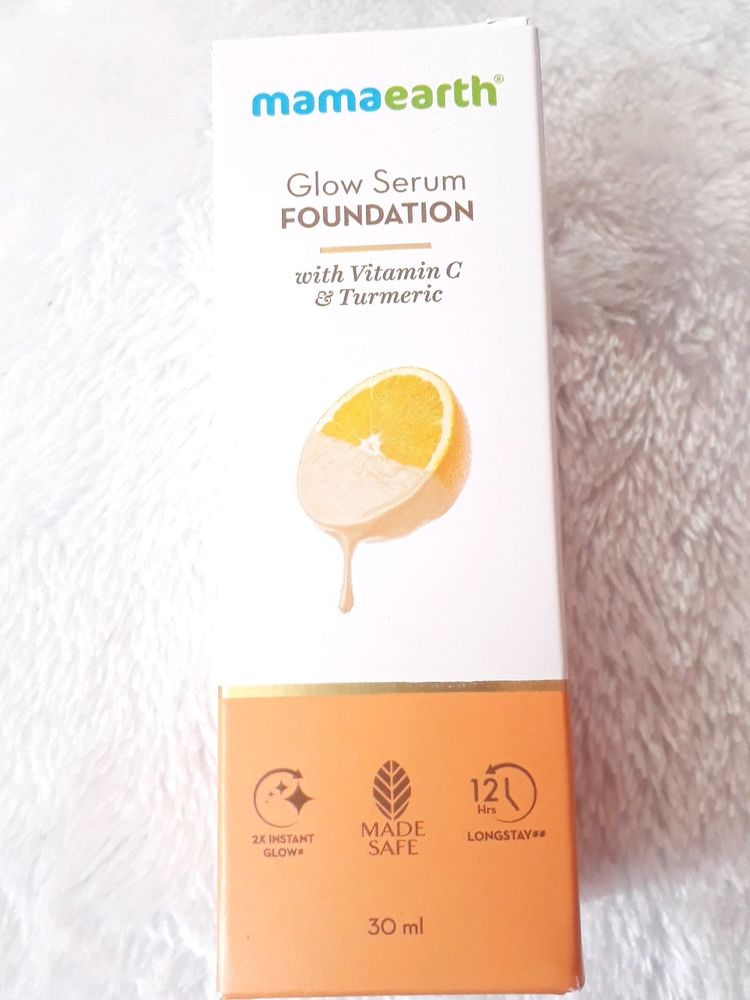 Mamaearth Glow Serum Foundation with Vitamin C &amp; T