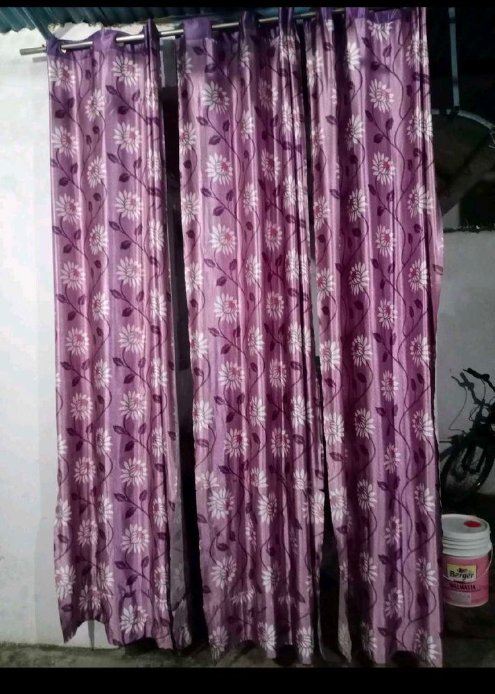 😍Purple Shiny Curtains