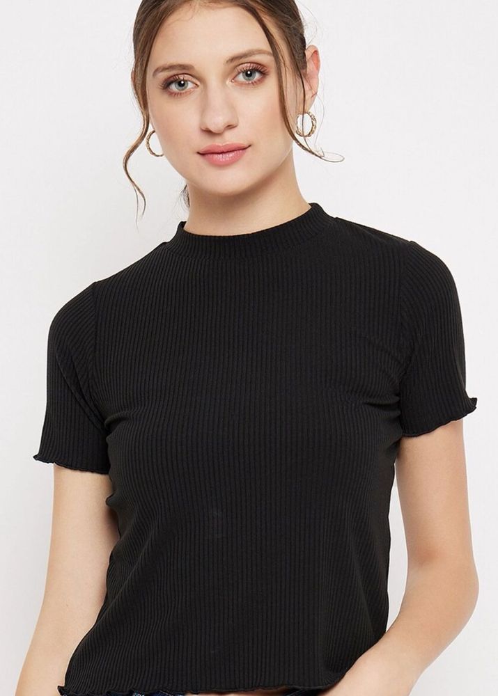 Classic Ribbed Fitted Top