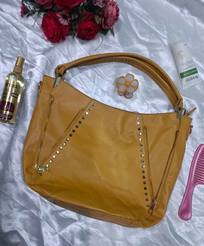 Stylish Mustard Yellow Shoulder Bag