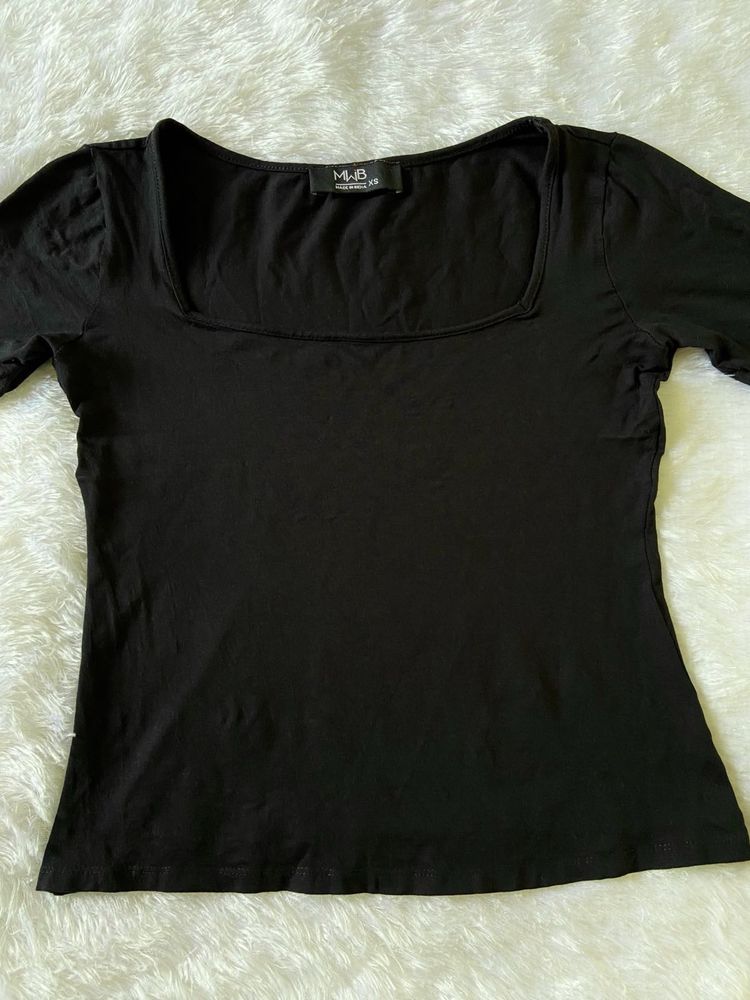Black Full Sleeves Top